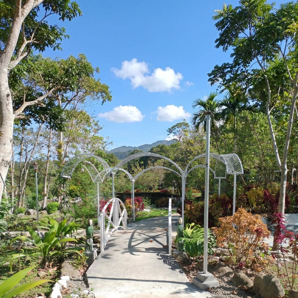 Vista del espacio verde