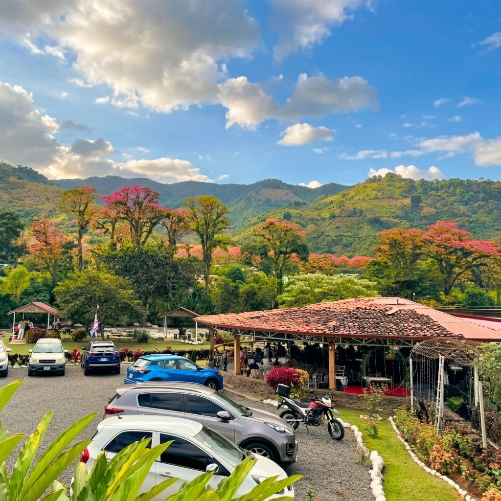 Plato servido en Río Palomo CT